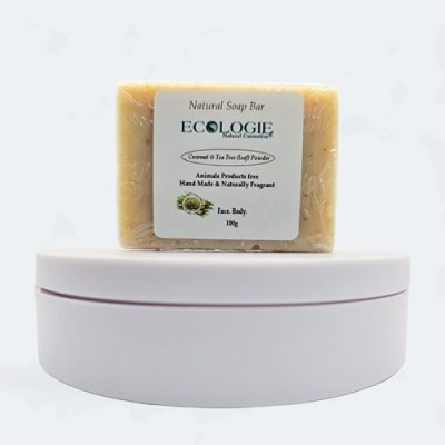 Coconut and Tea Tree Powder Bath Soap - ENC Ecologie Natural Cosmetics